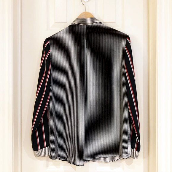 RW&CO Multi Striped Women's Button Up Shirt - Picture 6 of 7